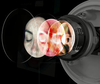 ฟังก์ชั่นแบบพกพา Uv Rgb Pl Skin Analyzer 3d สำหรับนักบำบัดโรคผิวหนัง
