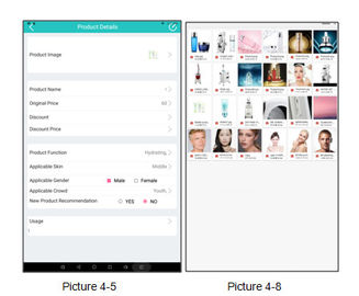 เครื่องทดสอบผิวหนังอัจฉริยะตรวจจับการทำงานของจาระบีความชื้นของผิวหนัง