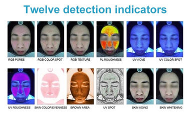 3D Magic Mirror Skin Analyzer พร้อม Pad สำหรับช่างวิเคราะห์ผิวมืออาชีพ