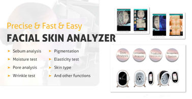 เครื่องวิเคราะห์ผิว Magic Mirror 3D แบบพกพาพร้อมหน้าจอสัมผัส