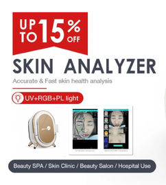 M9 Professional Skin Analyzer Andriod ระบบปฏิบัติการสีทอง