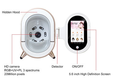 เครื่องวิเคราะห์ปัญหาร้านเสริมสวยผิวด้วย UV UV PL 12 ปัญหาผิวรวมถึง