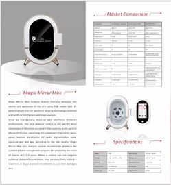 แพทย์เครื่องสำอางพกพาวิเคราะห์ผิว Magic Mirror กล้องความละเอียดสูง