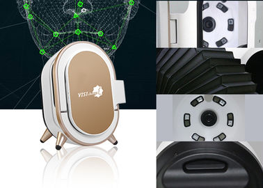 เครื่องวิเคราะห์ใบหน้าแบบพกพาของกล้อง Woods Lamp Skin Diagnostic Analyzer