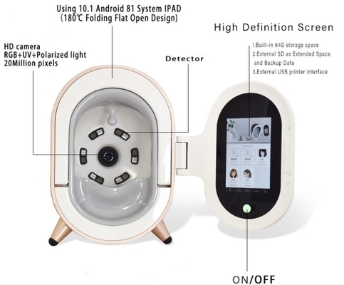 เครื่องวิเคราะห์ผิวหน้า 50HZ เครื่องวิเคราะห์ผิวหน้าเครื่องวิเคราะห์ผิวหน้า